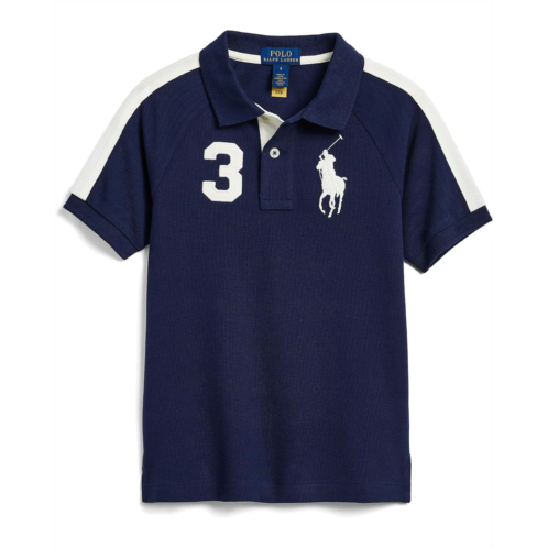 Boys Polo Ralph Lauren Kids Big Pony Cotton Mesh Polo Shirt (Toddler/Little Kid)