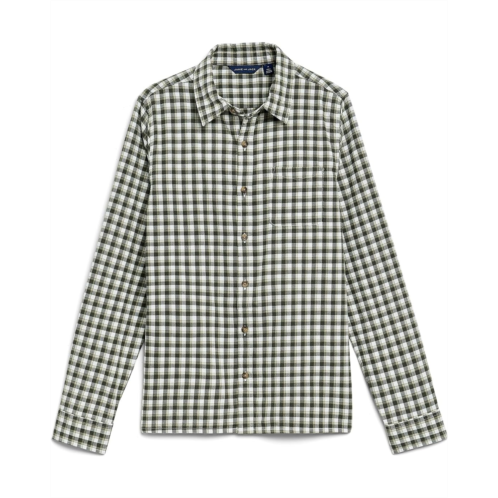 Boys Janie and Jack Plaid Brushed Twill Button-Down Shirt (Toddler/Little Kid/Big Kid)