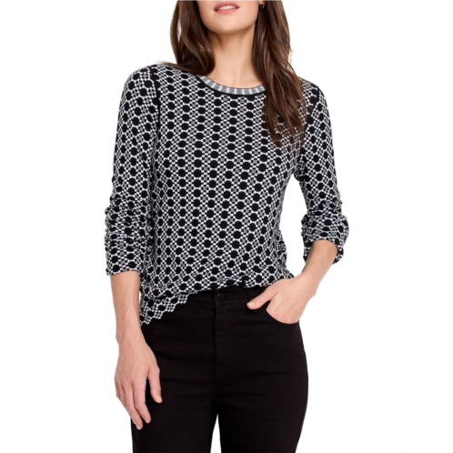 NICZOE Geo Reversible Sweater Tee