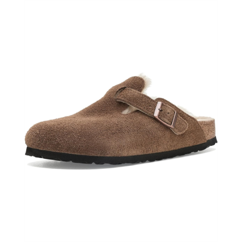 Womens Birkenstock Boston Shearling Clog - Suede