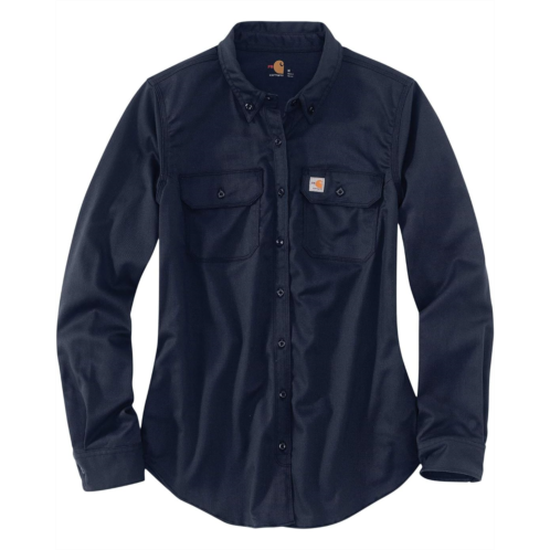 Womens Carhartt Flame-Resistant Rugged Flex Twill Shirt