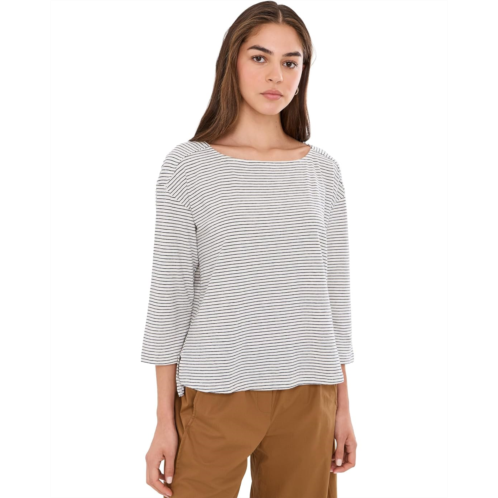 Womens Mod-o-doc 3/4 Sleeve Boat Neck Tee