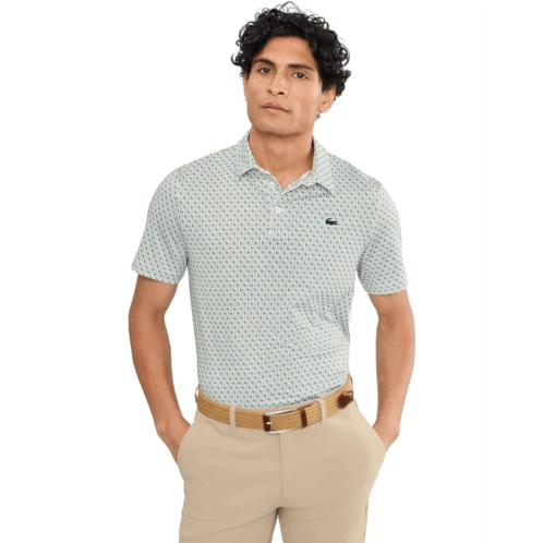Mens Lacoste Regular Fit Printed Golf Polo Shirt