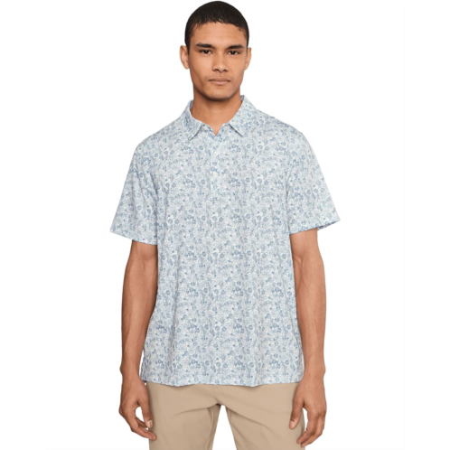 L.L.Bean Mens LLBean Comfort Stretch Performance Party Polo Short Sleeve Print