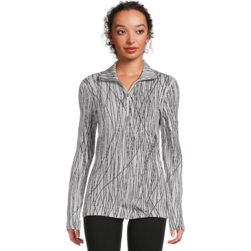 Womens Icebreaker Merino 260 Tech Vertex Long Sleeve Half Zip GRX1