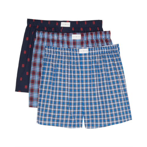 Mens Tommy Hilfiger Cotton Classics Woven Boxer 3-Pack