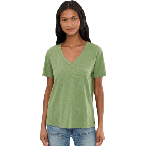 Mod-o-doc Short Sleeve V-Neck Boxy Tee