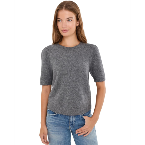 Womens Michael Stars Agatha Short Sleeve Crew Neck Pullover Sweater