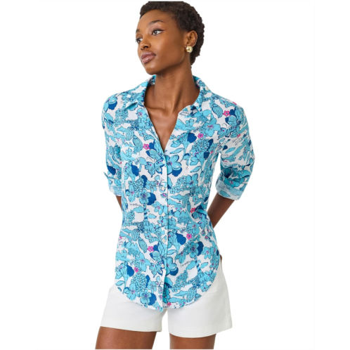 Lilly Pulitzer Sea View Button-Down