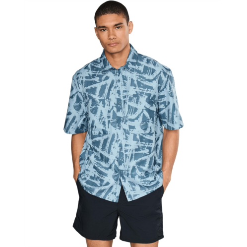 Mens Mountain Hardwear Sun Drift Cooling Printed Short Sleeve Shirt