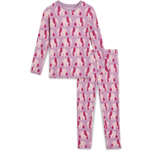 Kickee Pants Kids Print Long Sleeve Pajama Set (Toddler/Little Kids/Big Kids)