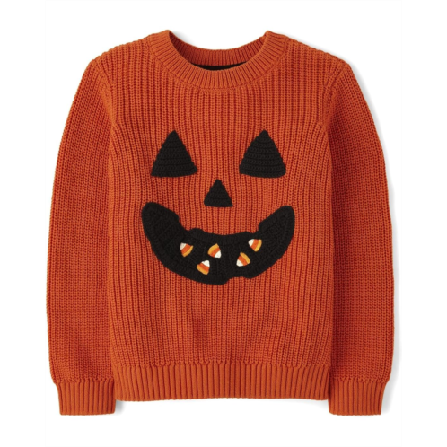 Boys Gymboree Embroidered Pullover Sweater (Toddler/Little Kid)