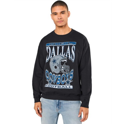 Mens Junk Food Clothing NFL Dallas Cowboys Helmet Crew Fleece