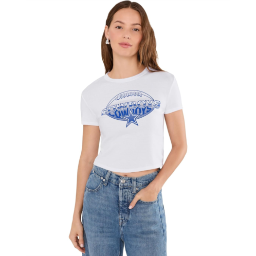 Womens Junk Food Clothing NFL Dallas Cowboys Repeat Baby Tee