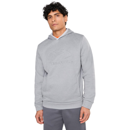 Mens Under Armour Armour Fleece Twist Embossed Hoodie