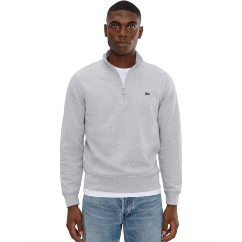 Lacoste High Neck Zipped Fleece Sweatshirt