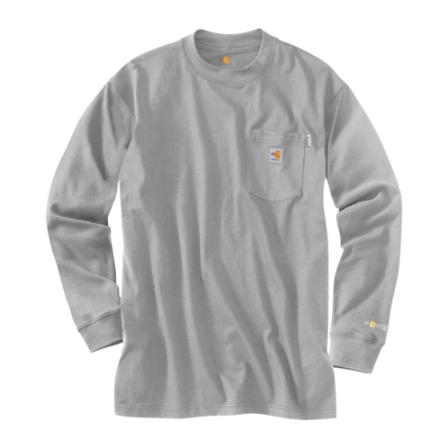 Mens Carhartt Big & Tall Flame-Resistant Force Cotton Long Sleeve T-Shirt