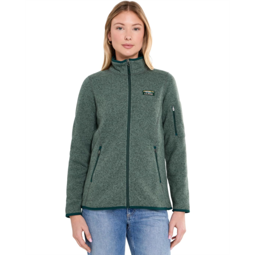 L.L.Bean Womens LLBean Sweater Fleece Full Zip Jacket