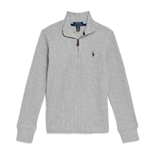 Boys Polo Ralph Lauren Kids Estate-Rib 3/4 Zip Pullover (Big Kid)
