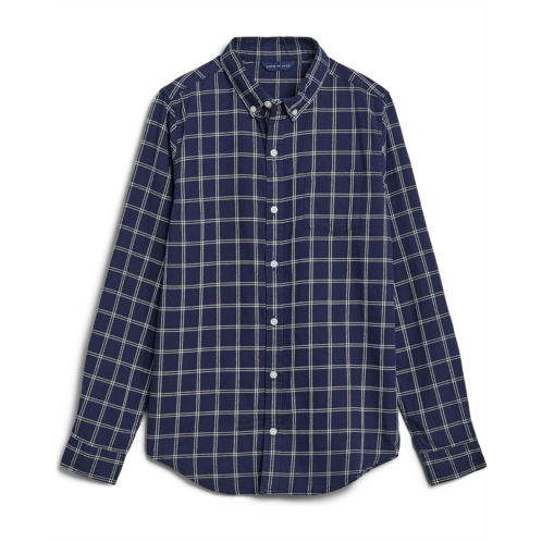 Boys Janie and Jack Tattersol Twill Button-Down Shirt (Toddler/Little Kid/Big Kid)