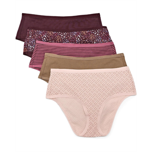 Womens PACT Everyday Mid-Rise Hipster 5-Pack