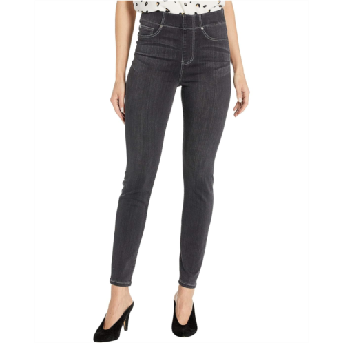 Liverpool Los Angeles Chloe Pull-On Ankle Skinny in Silky Soft Denim in Meteorite