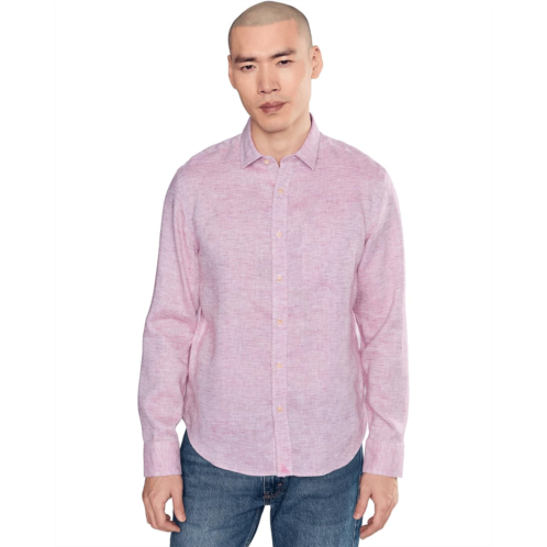 Mens UNTUCKit Wrinkle-Resistent Long Sleeve Wildehart Linen Shirt