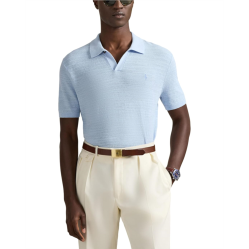 Mens Polo Ralph Lauren Textured Cotton-Linen Sweater