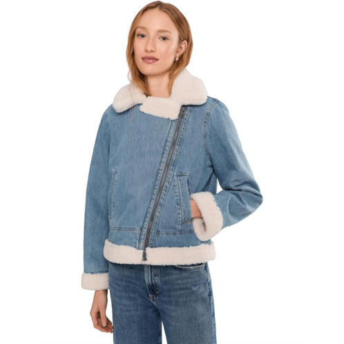 Levi s Denim Moto Jacket With Sherpa Lining