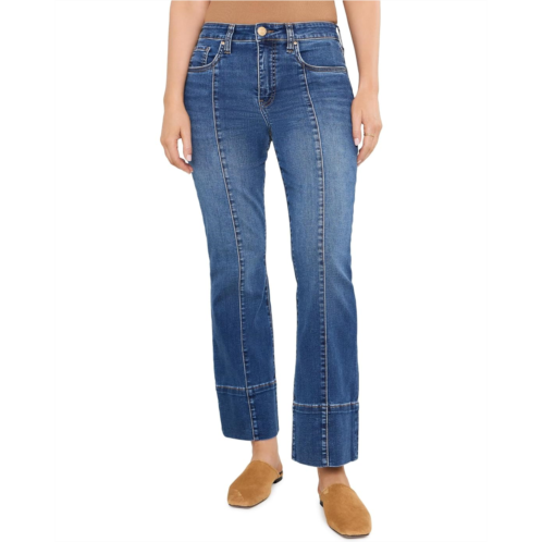 Womens KUT from the Kloth Kelsey High-Rise Fab Ab Ankle Flare with Front Seam and Wide Hem in Amazingly