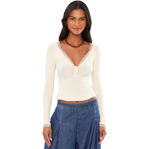 Womens Free People A Little Bit Layering Top