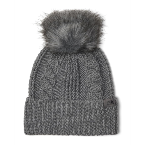 The North Face Oh Mega Faux Fur Pom Beanie