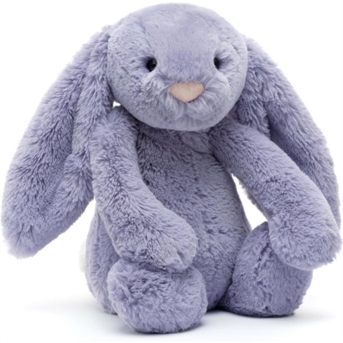 Jellycat Bashful Viola Bunny Stuffed Animal Plush Toy Medium Purple