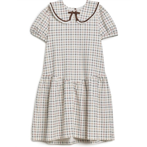Girls Janie and Jack Plaid Collar Dress (Toddler/Little Kid/Big Kid)