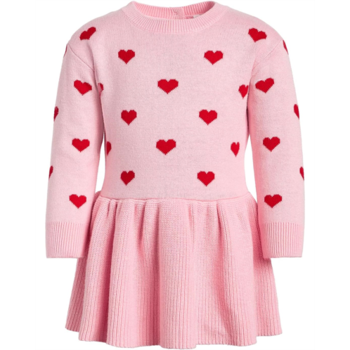 Janie and Jack Heart Sweater Dress (Infant)