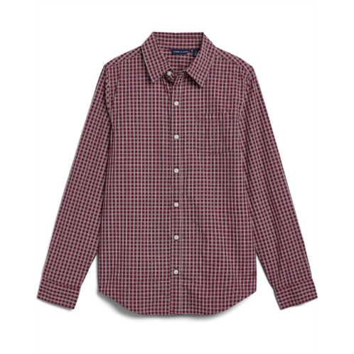 Boys Janie and Jack Plaid Poplin Button-Down Shirt (Toddler/Little Kid/Big Kid)