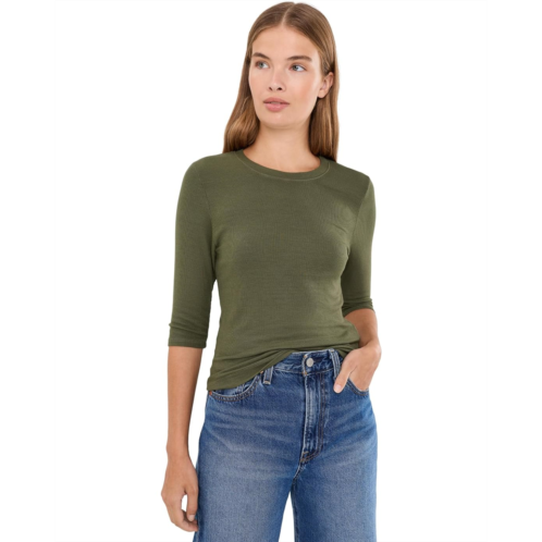 Womens Michael Stars Maeve Crop Tee