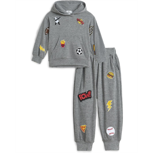 Lola and The Boys Cool Patch Jogger Set (Little Kid/Big Kid)