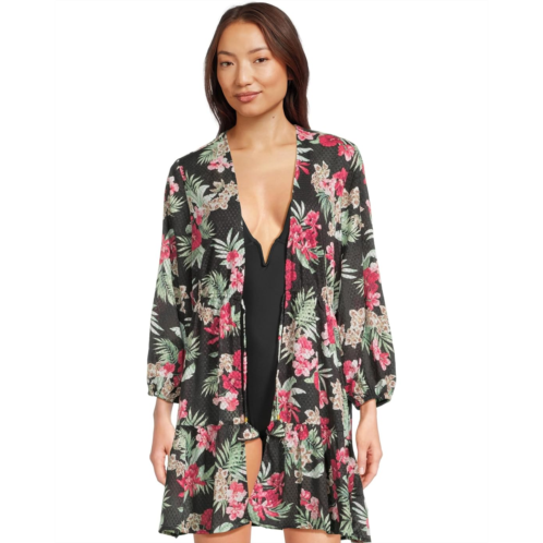 Tommy Bahama Lily Cat Open Front Tunic