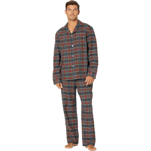 Mens L.L.Bean Scotch Plaid Flannel Pajamas Regular