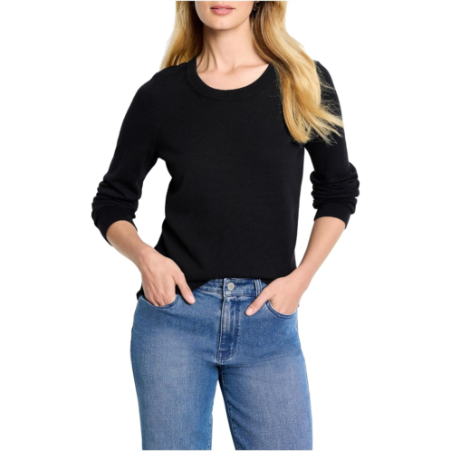 NICZOE Pure Cotton Crew Neck Sweater