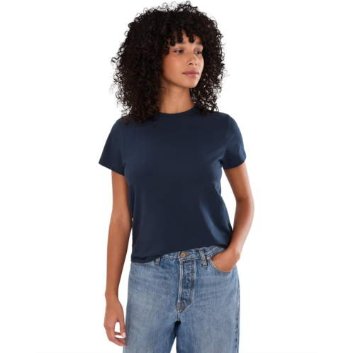 Womens PACT Luxe Signature Crew Neck Tee