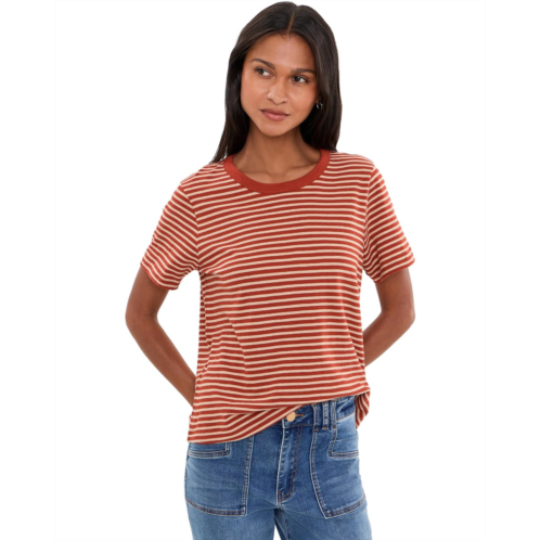 Womens Faherty Sunwashed Essential Tee