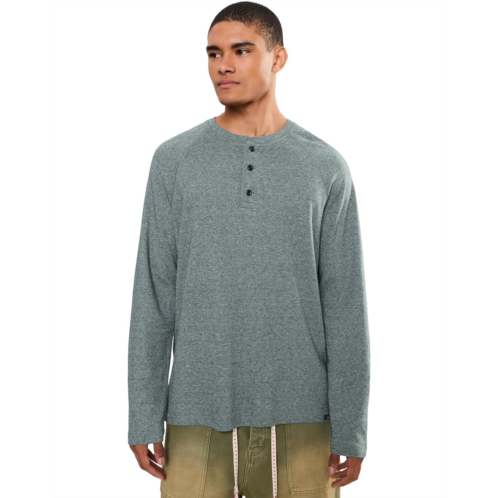 Mens Faherty Long Sleeve Cloud Henley