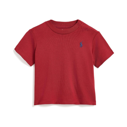 Boys Polo Ralph Lauren Kids Cotton Jersey Crew Neck Tee (Infant)