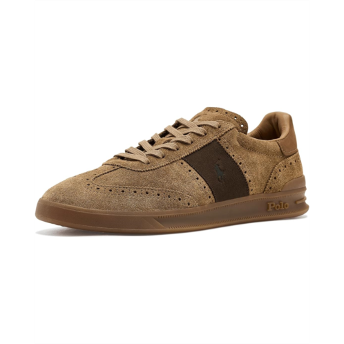 Mens Polo Ralph Lauren Heritage Aera Suede Brogue Sneakers