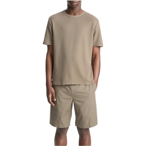 Mens Vince Pima Pique Short Sleeve Crew