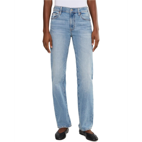 Womens DAZE Rebel Mid-Rise Slim Straight in On Repeat
