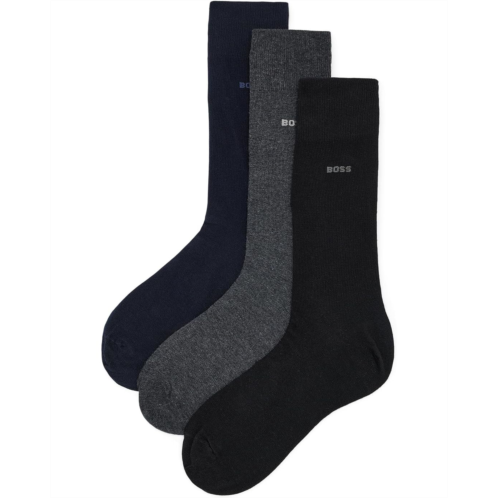 Mens BOSS 3-Pack Cotton Blend Socks