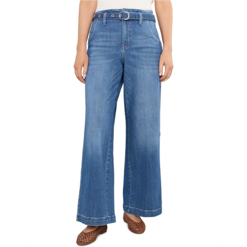 Womens NYDJ Gracie Wide Leg Seam Detail Jeans
